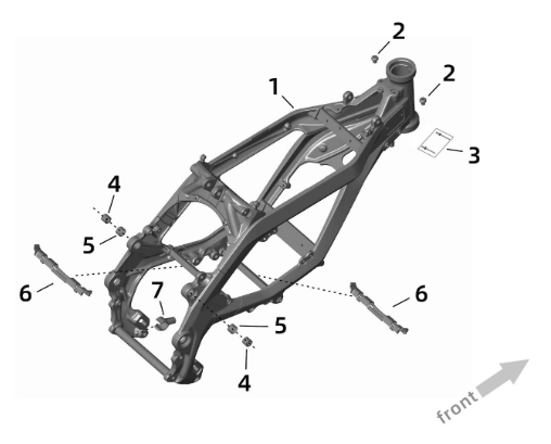 UB frame parts