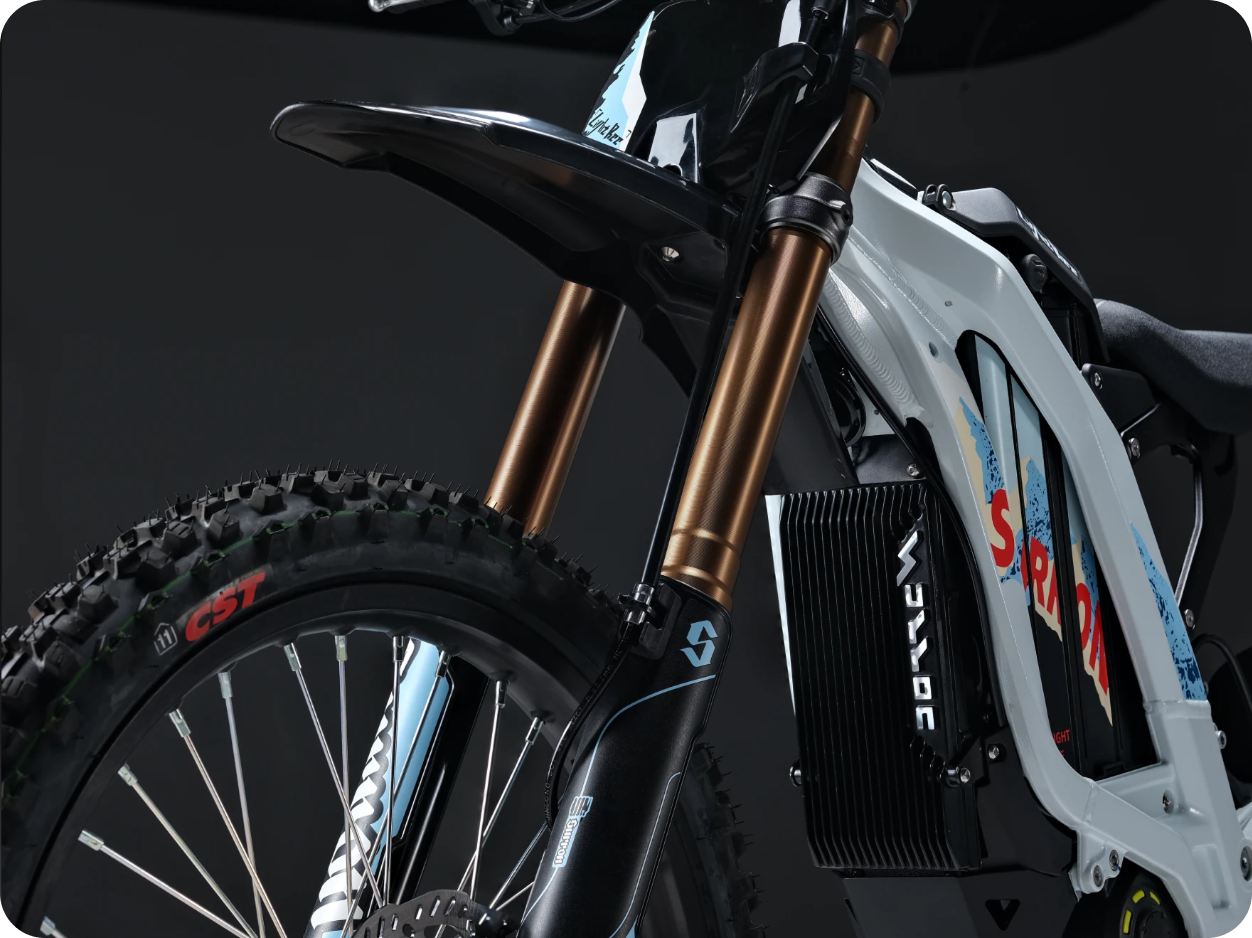 Front Fork Travel — 200mm (7.87 inches)